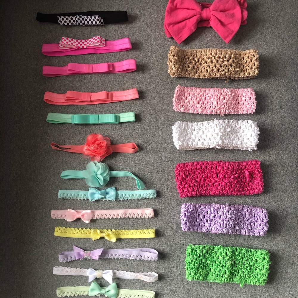 Baby hair bow bundle